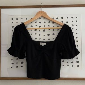 Black Crop Top